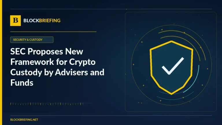 SEC Proposes New Framework for Crypto Custody by Advisers and Funds | BlockBriefing editorial illustration