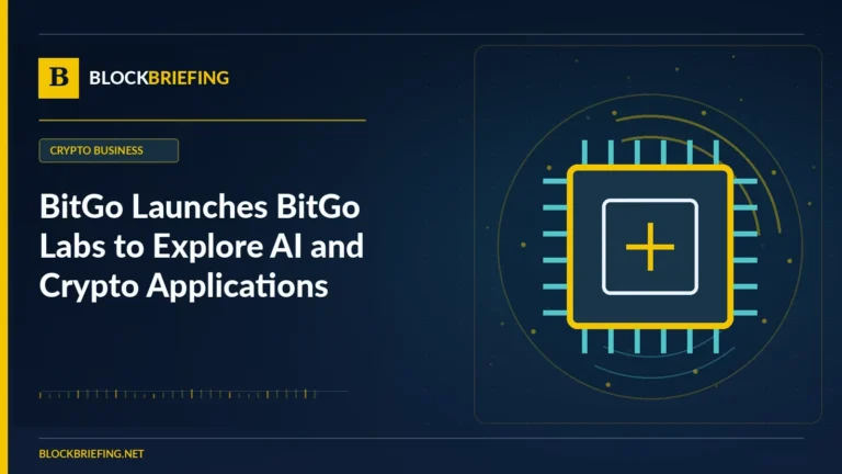 BitGo Launches BitGo Labs to Explore AI and Crypto Applications | BlockBriefing editorial illustration