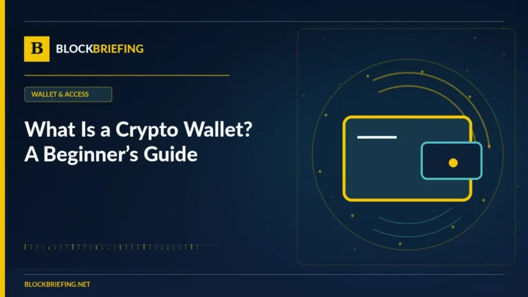What Is a Crypto Wallet? A Beginner’s Guide | BlockBriefing editorial illustration