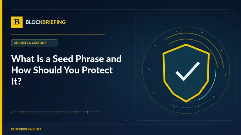 What Is a Seed Phrase and How Should You Protect It? | BlockBriefing editorial illustration