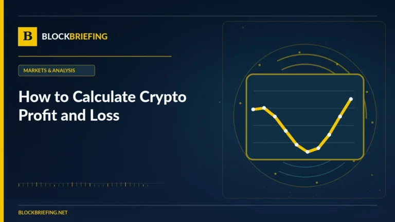 How to Calculate Crypto Profit and Loss | BlockBriefing editorial illustration