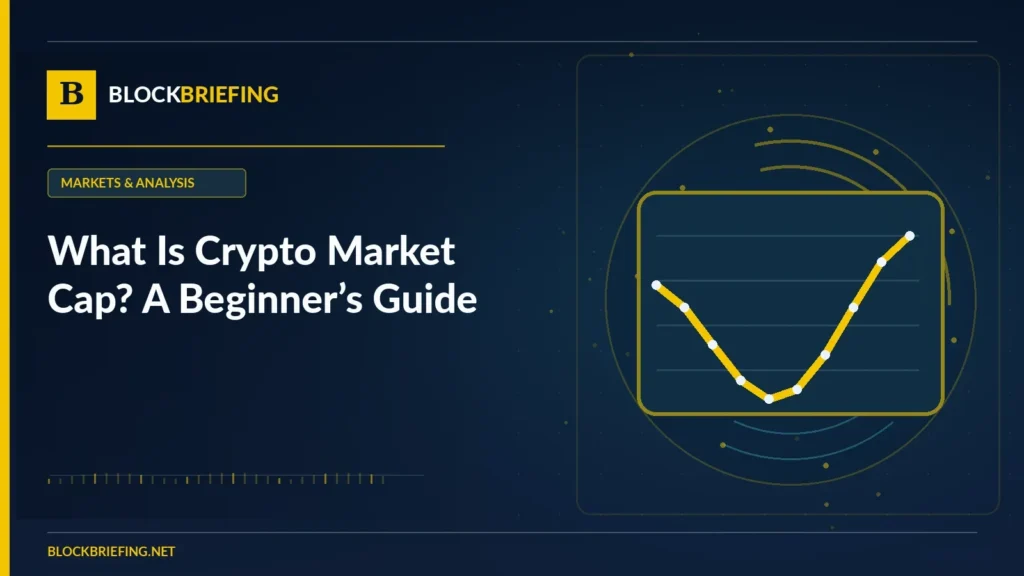 What Is Crypto Market Cap? A Beginner’s Guide | BlockBriefing editorial illustration