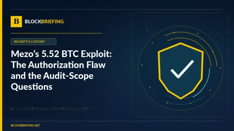 Mezo’s 5.52 BTC Exploit: The Authorization Flaw and the Audit-Scope Questions